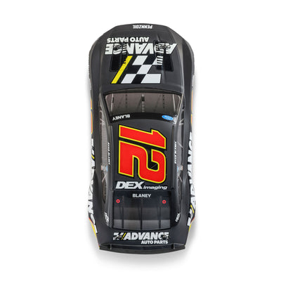 LOS1122512 1/12 NASCAR RC Racecar Ryan Blaney No. 12 Advance Auto 2025 Ford Mustang 2S AWD RTR Brushed On-Road (Battery & Charger Included)