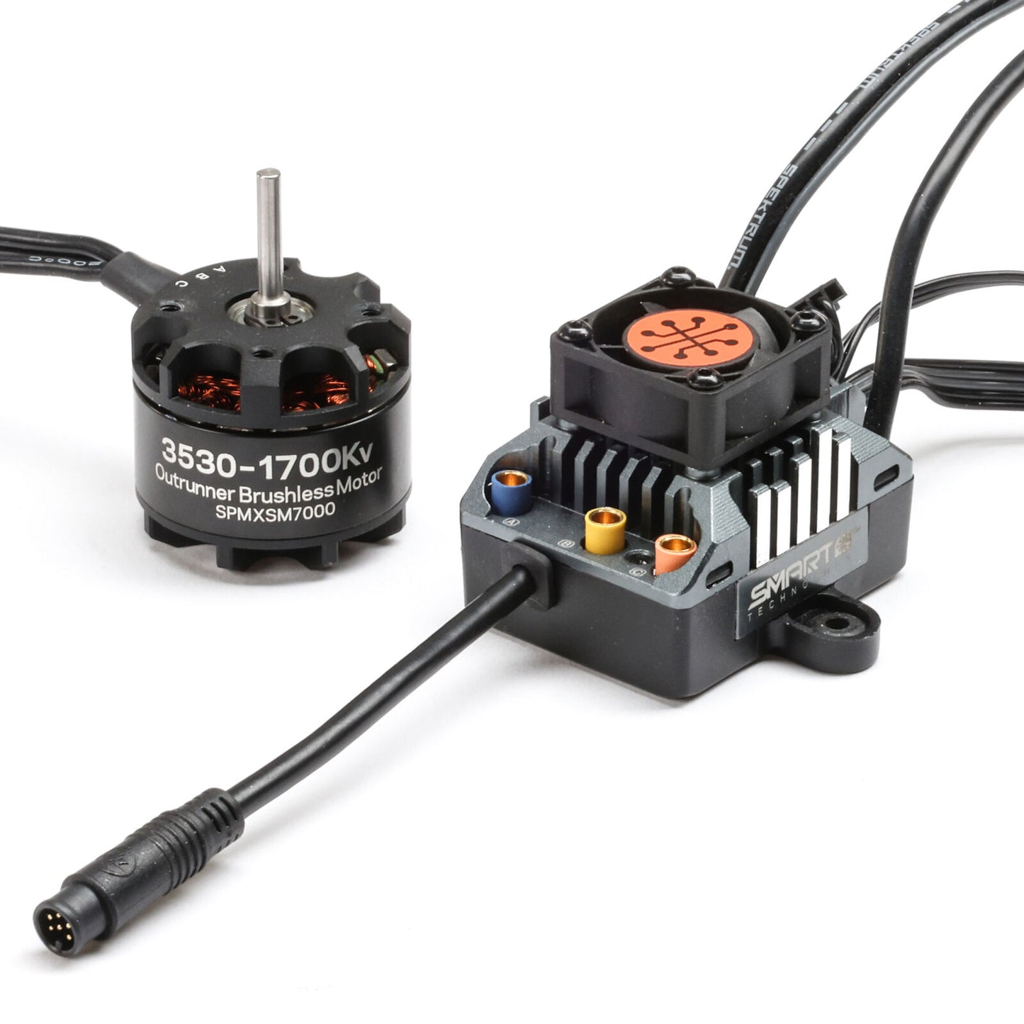 SPMXSEMC23 Spektrum Firma 80A Sensored/Sensorless Smart Outrunner Motor / ESC 2-in-1 Combo: 1700Kv