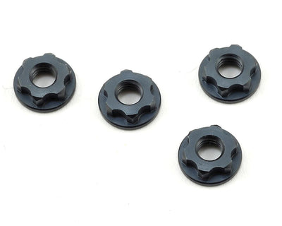 TKR6274 7mm Serrated Wheel Nuts (Gun Metal) (4)