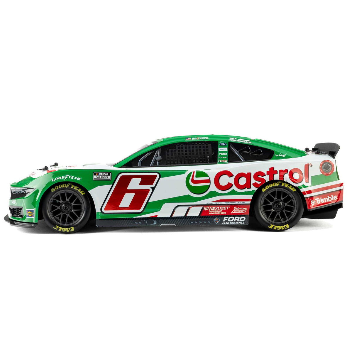 LOS1122606 1/12 Losi NASCAR Brad Keselowski No. 6 2026 Castrol Ford Mustang (Battery & Charger Included)