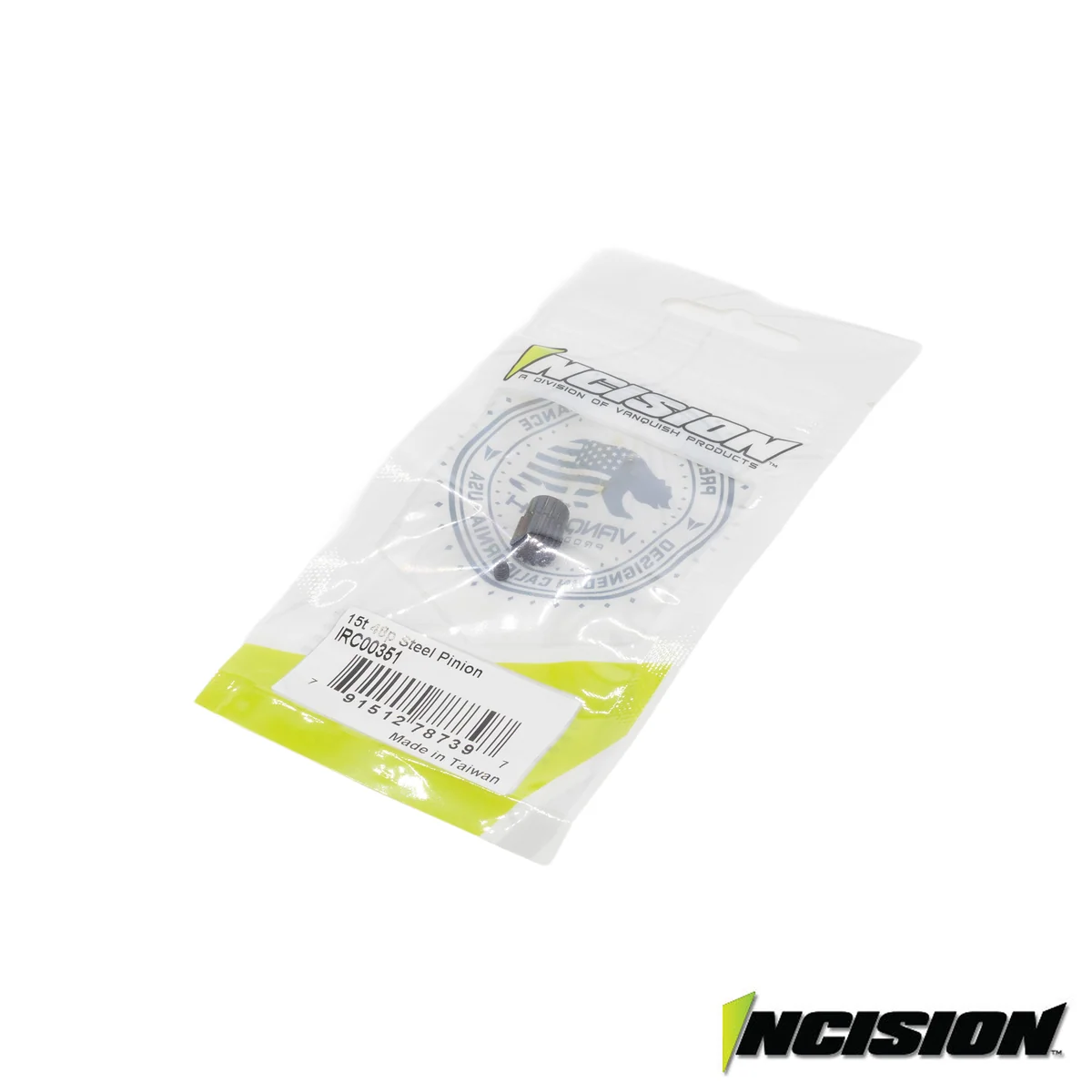 IRC00351 Incision 15t 48p Hardened Steel Pinion Gear