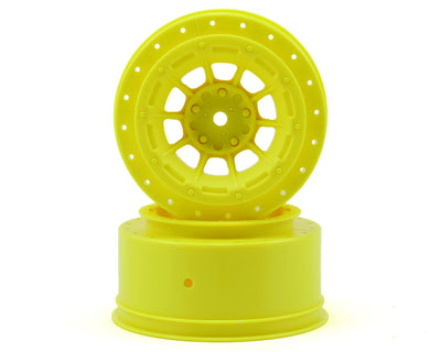 JCO3351Y 12mm Hex Hazard Short Course Wheels (Yellow) (2)
