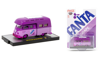 M2Machines 52500-A39 1:64th Scale Fanta 1959 VW Double Cab Truck USA Model - CHASE!