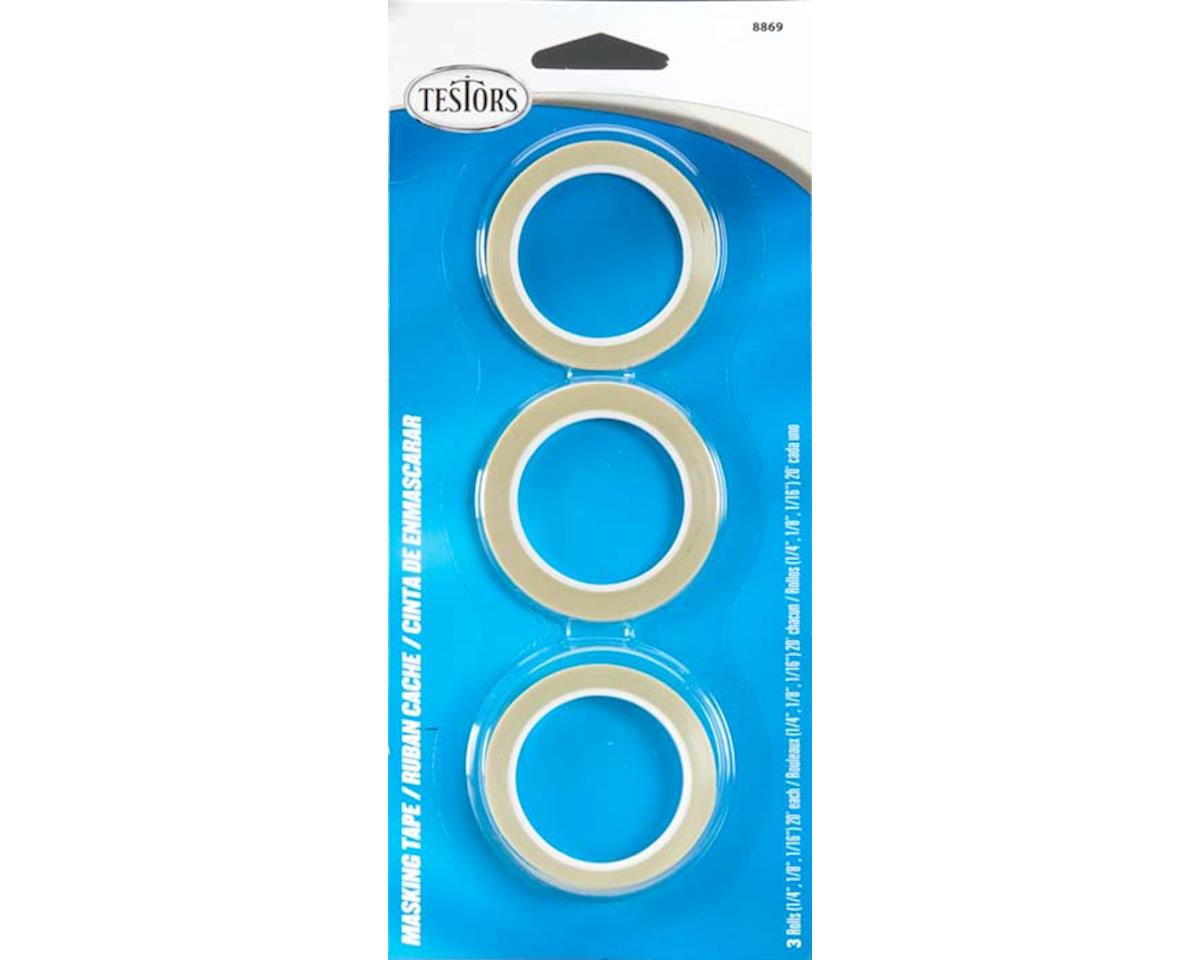 TES8869 Masking Tape Assortment (1/16", 1/8", 1/4")