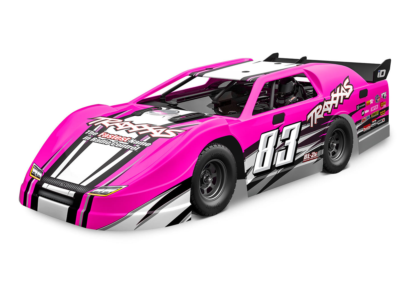 104364-74 Traxxas Slash Late Model BL-2S 2WD  Dirt Oval Racer