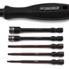 PTK8462 "TruTorque" 5-Piece 1/4" Drive Hex & Nut Driver Set (1.5, 2.0, 2.5mm Hex & 5.5, 7mm Nut Driver)