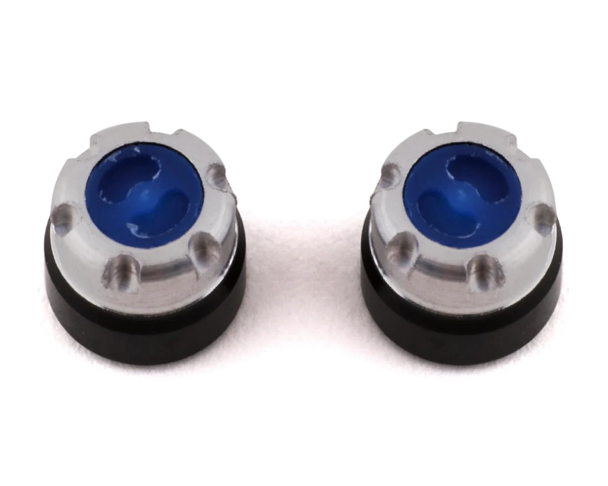 SSD00441 1/24 Scale Locking Hubs (Blue) (2)