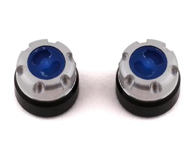 SSD00441 1/24 Scale Locking Hubs (Blue) (2)