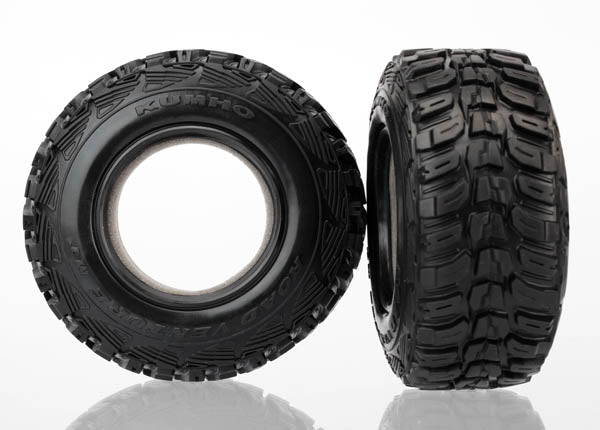 6870R Tires, Kumho, ultra-soft (S1 off-road racing compound) (dual profile 4.3x1.7- 2.2/3.0") (2)/ foam inserts (2)