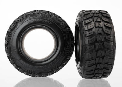 6870R Tires, Kumho, ultra-soft (S1 off-road racing compound) (dual profile 4.3x1.7- 2.2/3.0") (2)/ foam inserts (2)