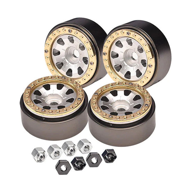GPMTRX4MZSP1216-S 1 Beadlocks Silver 8 Hole