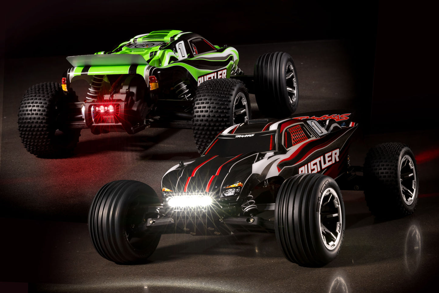 37054-61 Rustler XL-5 1/10 Scale 2WD Stadium Truck W/LED Light