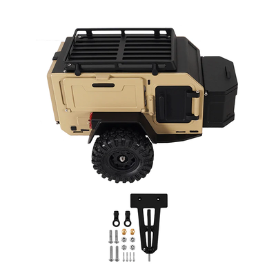 DG-TC10YE INJORA Off-Road Camping Trailer for 1/18 1/24 RC Crawlers TRX4M SCX24