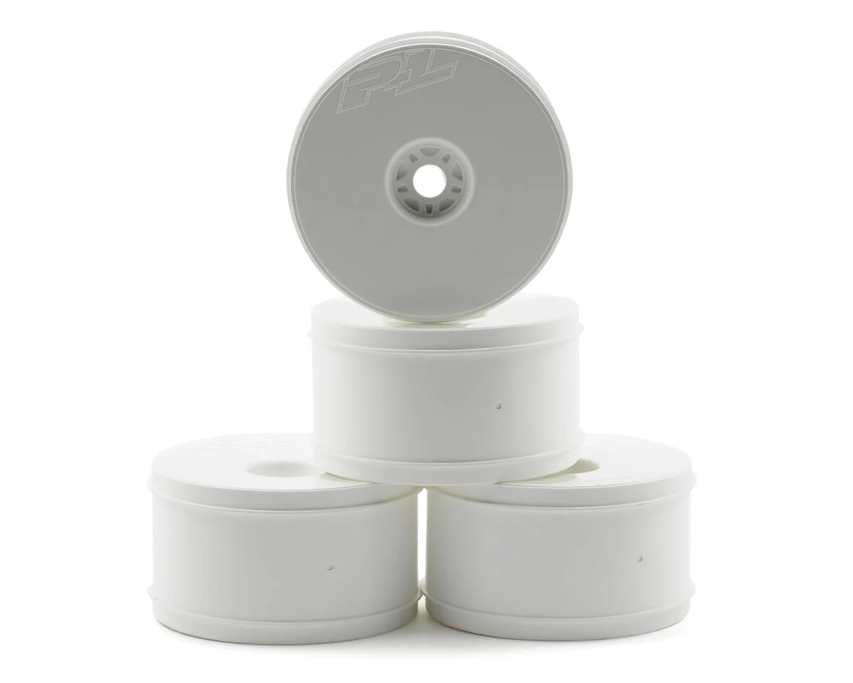 PRO280004 Velocity Front/Rear 4.0" 17mm Truggy Wheels (4) White