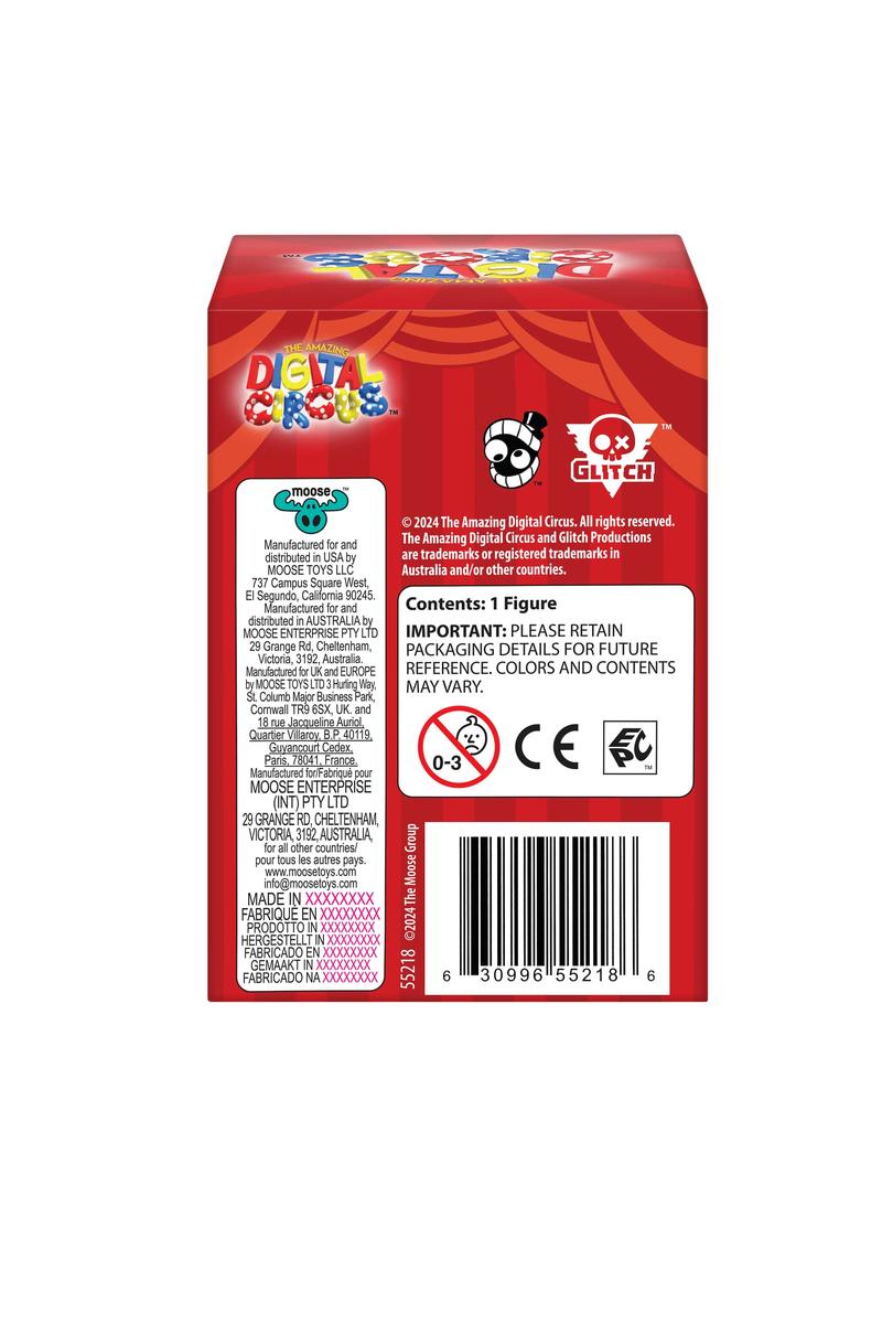 L2P 55217-24 Amazing Digital Circus 2 Inch Mini Figures Mystery Box