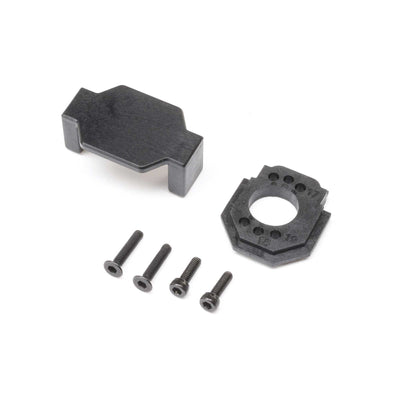 LOS-1932 Servo & Motor Plate (17-19t) Set: NASCAR