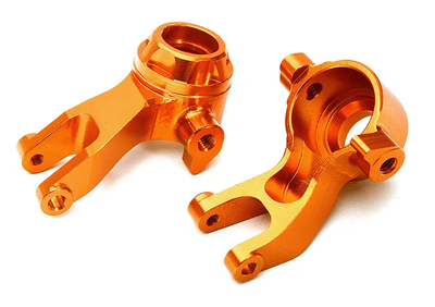 INTC28864ORANGE Billet Machined Steering Knuckles 1/10 4X4