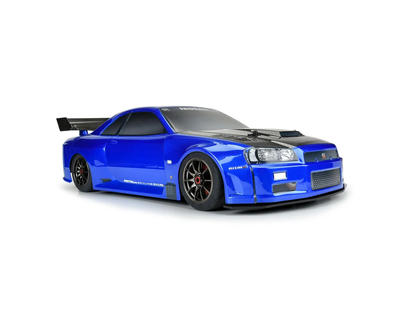 PRM158413 2002 Nissan Skyline GT-R R34 Pre-Painted 1/7 On-Road Body (Blue)