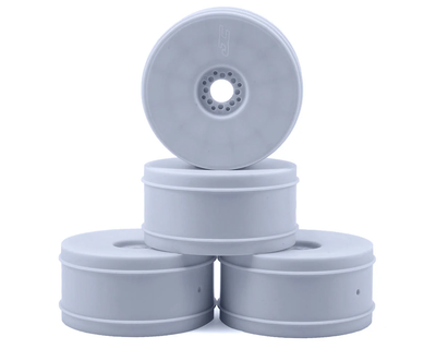 JCO3357W JConcepts Bullet 83mm 1/8th Buggy Wheel (White) (4)