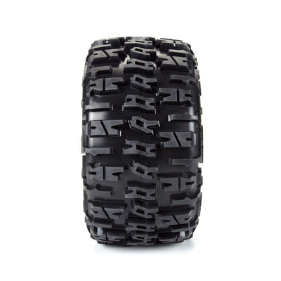 PRO1015114 Limited Edition Trencher Pro-Loc F/R Mounted 24mm Gray/Black Impulse (2): X-MAXX