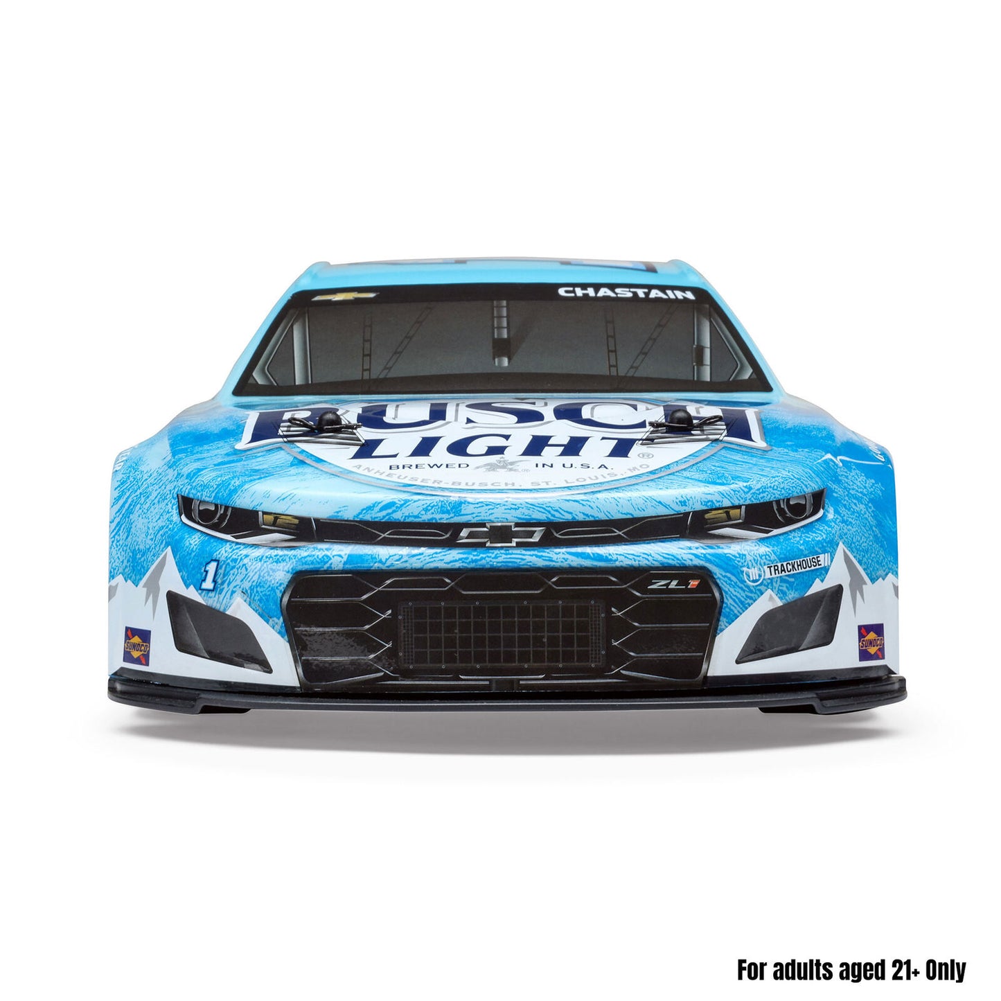 LOS1122501 1/12 4WD NASCAR RC Racecar Ross Chastain No. 1 Busch Light 2025 Chevrolet Camaro ZL1 2S AWD RTR Brushed On-Road (Battery & Charger Included)