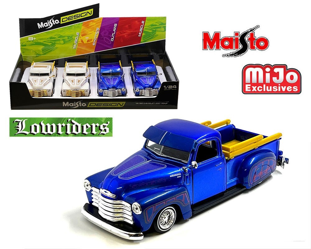Maisto 34545D 1:24 Chevy 1950 Pick Up Lowriders