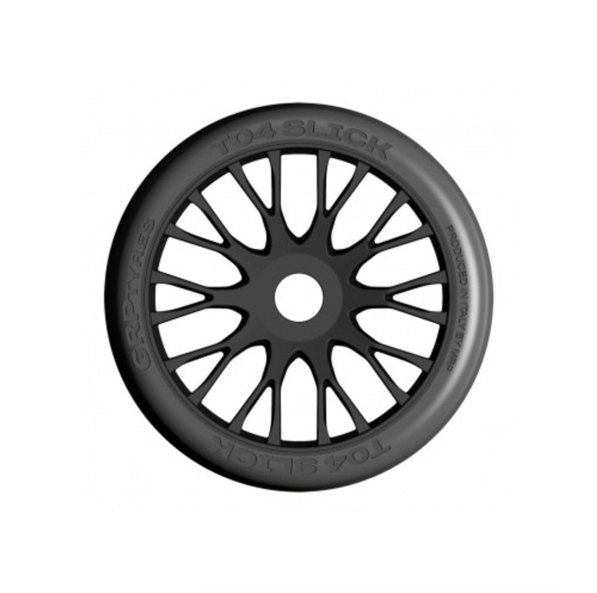 1/8 GRP TO4 SLICK BLACK WHEEL