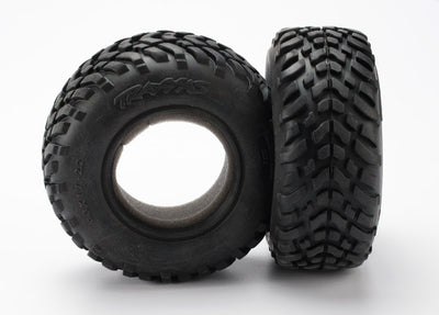 5871R Ultra Soft Tires, S1 Compound For Off-Road Racing, SCT Dual Profile, 4.3x1.7-2.2/3.0" (2) Foam Inserts (2)