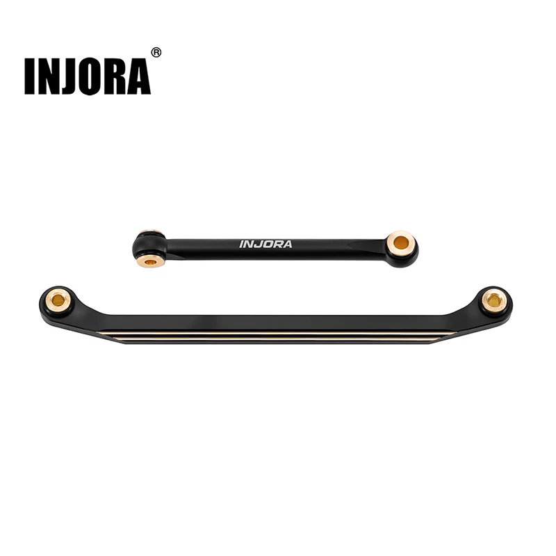 ASC18-31 INJORA Black Brass Steering Links for 1/18 Redcat Ascent-18 Apex