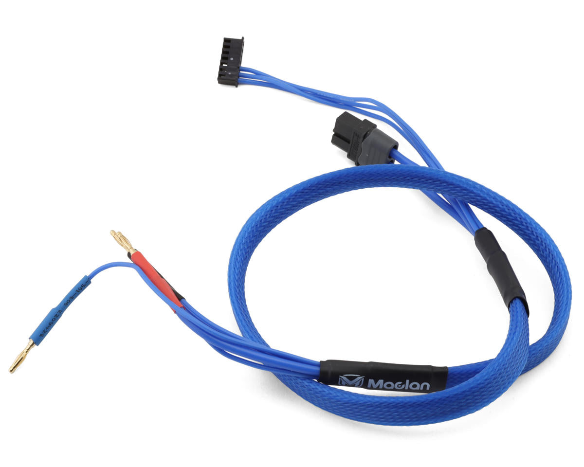 MCL4514 Maclan 2S 2mm Bullet Charge Cable w/XT60 Connector (Blue) (60cm) (16awg)