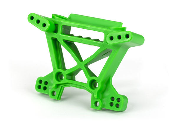 9038G  Shock tower, front, extreme heavy duty, green (for use with #9080 upgrade kit)