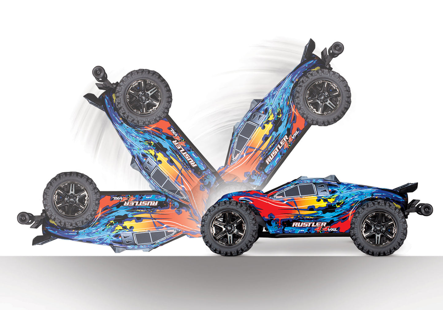 67076-4 Rustler 4x4 VXL 1/10 Scale Brushless Stadium Truck