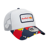 60595760 Red Bull Racing F1 New Era Abstract EF Trucker Hat-White