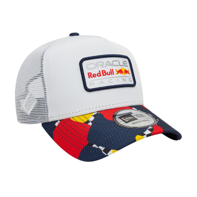 60595760 Red Bull Racing F1 New Era Abstract EF Trucker Hat-White