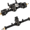 MEUS RACING 5mm Isokinetic V2 SCX24 Axles with 3-Section CVD for Axial 1/24 SCX24 RC Crawler (Black)