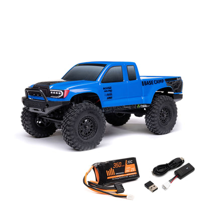 AXI1219 Axial 1/24 SCX24 Base Camp 4WD Rock Crawler Brushed RTR with Battery & Charger