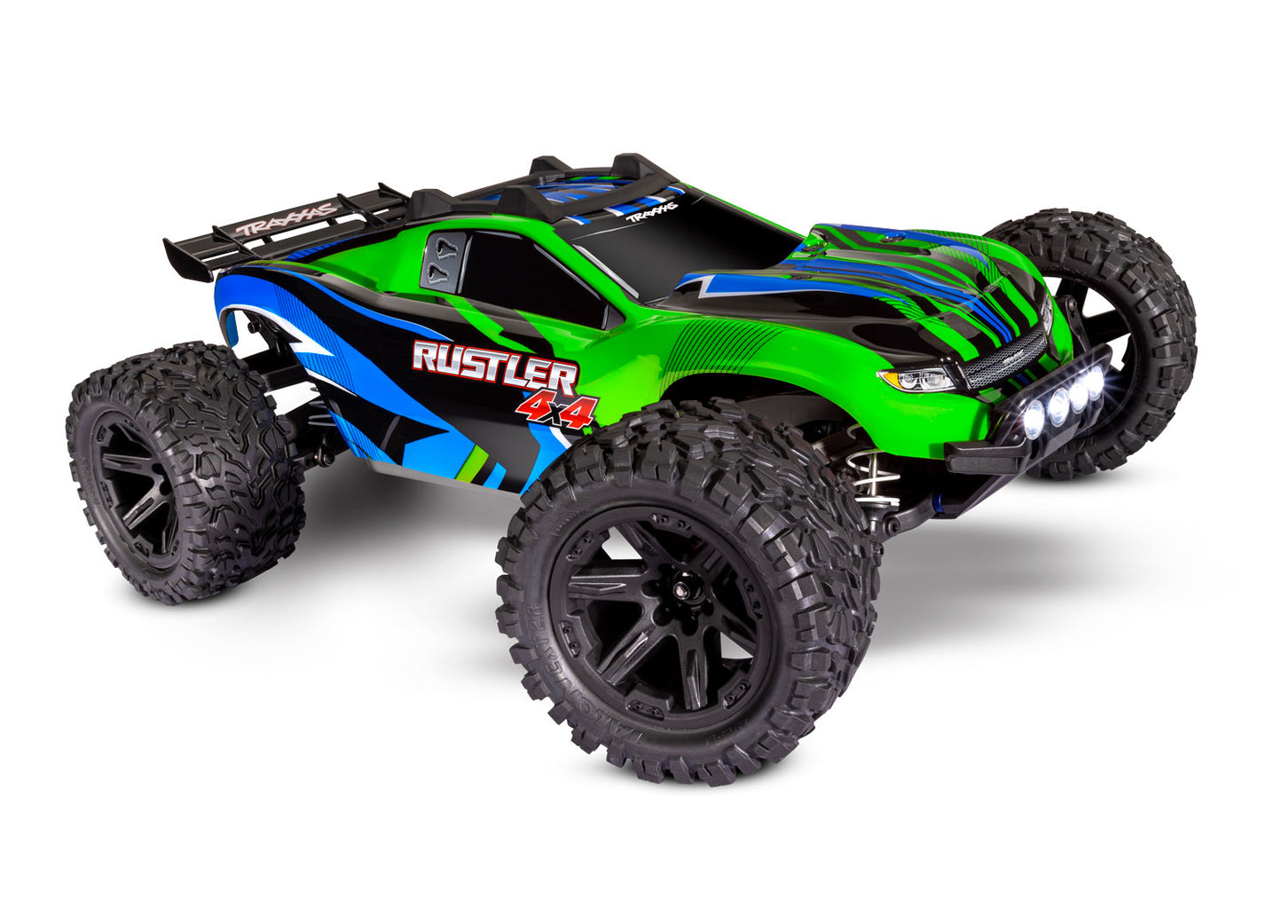 67064-61 67064-1 Traxxas Rustler 4WD XL-5 Stadium Truck With LED LIGHT