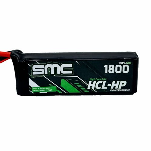 SMC1880-3S1P 11.1V 1800mah 80C Battery EC3 Connector