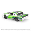 JCO0422L 1987 Chevy Monte Carlo Street Stock Dirt Oval Body (Clear) (Lightweight)