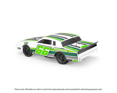 JCO0422L 1987 Chevy Monte Carlo Street Stock Dirt Oval Body (Clear) (Lightweight)