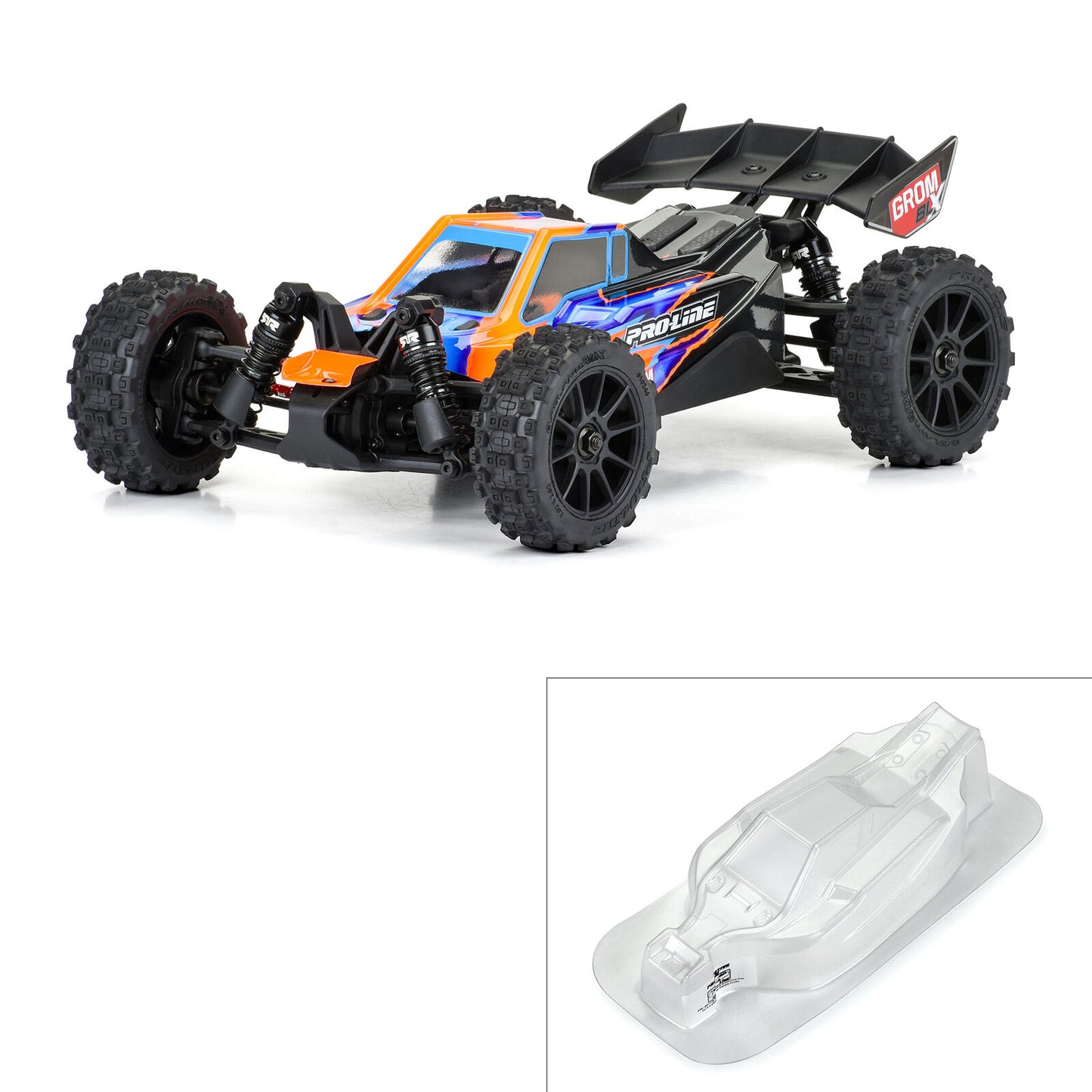 PRO367100 1/14 Axis Clear Body: Typhon GROM