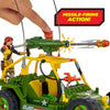 PL81926 TMNT x G.I. Joe All-Weather and Environment (AWE) Shell-Striker Vehicle with Action Figure
