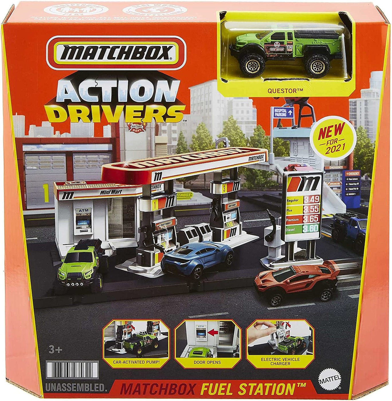 HWGVY84 MatchBox Fuel Station