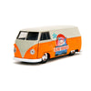 Jada 36144 1:32 Disney Stitch Themed 1961 Volkswagen Bus “Stitch’s Surf Shack” – Orange/White – Hollywood Rides