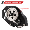 SCX24-130BK INJORA CNC Aluminum Complete Transmission Gearbox for Axial SCX24 AX24 - Black