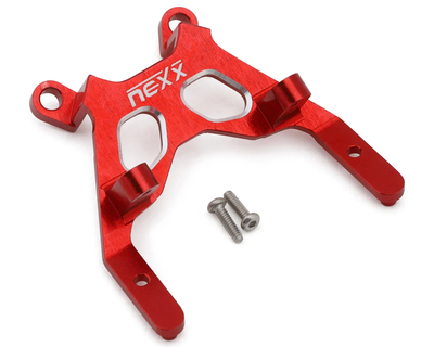 NX-489-R NEXX Racing Losi® Micro-B CNC Aluminum Front Bulkhead Brace (Red)