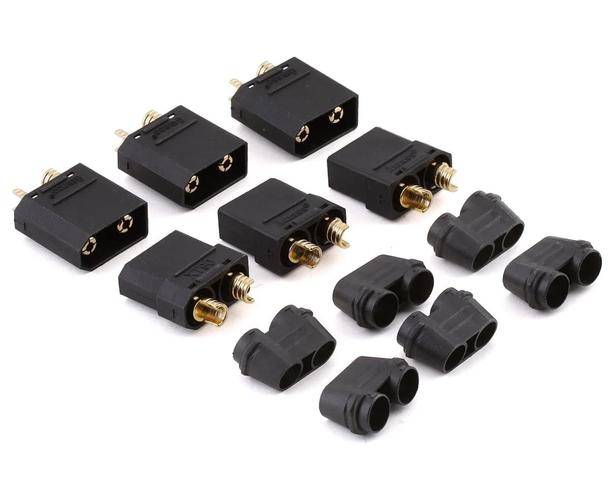 MCL4269 XT90 Connectors (3 Female/3 Male) (Black)