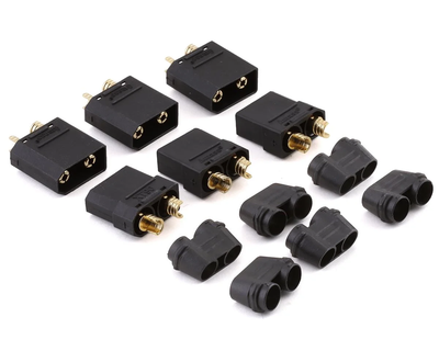 MCL4269 XT90 Connectors (3 Female/3 Male) (Black)