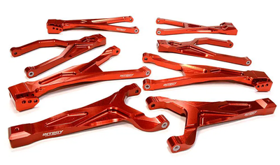 INTC25904ORANGE Billet Machined Suspension Kit 1/10 4WD
