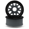NX-USA-EVO-F+2-G NEXX Racing Mini-Z RWD "JUD" EVO Front Threaded Side-Wall Carbon Fiber Rims (2mm Offset) (Grey) (2)